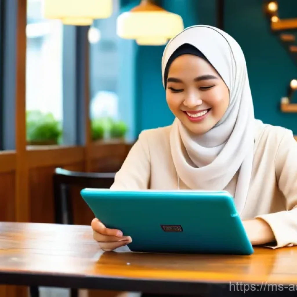 초개인화 마케팅의 발전 동향 - **Prompt 1: Hyper-Personalized Digital Experience in a Cafe**
A vibrant, realistic image of a yo...