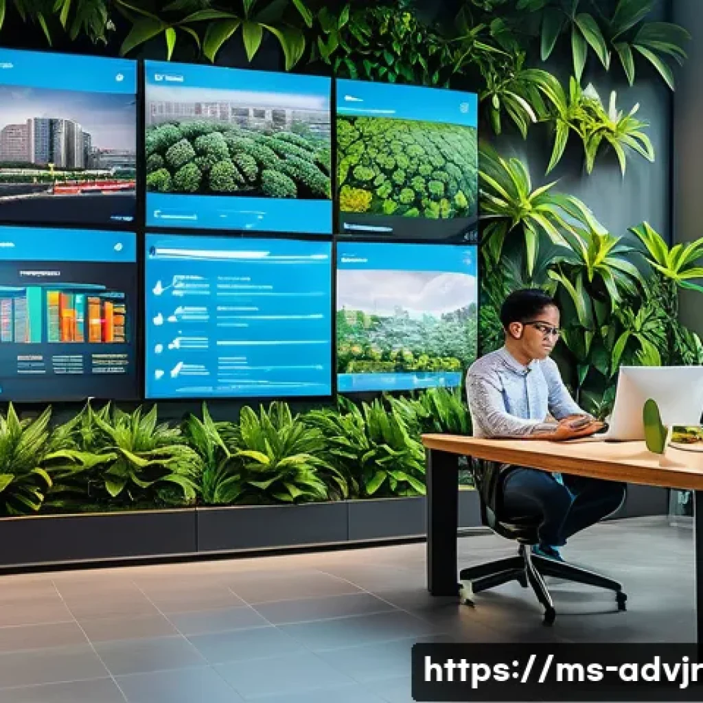 초개인화 마케팅과 빅데이터의 관계 - A modern e-commerce office scene in Kuala Lumpur, Malaysia, showing a diverse team of young marketin...
